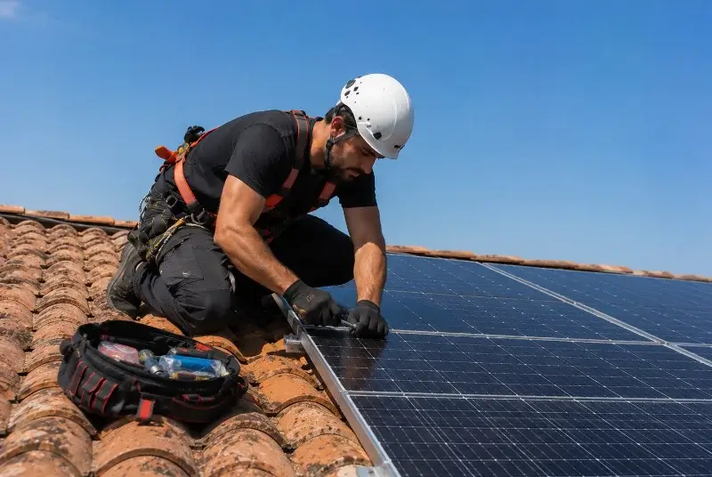 Maintenance et monitoring de panneaux solaires à Meyzieu