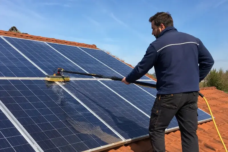 Nettoyage et entretien de panneaux solaires à Meyzieu